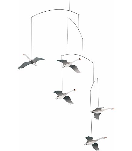 FLENSTED mobiles　新品　Drifting Clouds Flensted 158 Drifting Clouds Mobile, Acciaio, Marrone, 80 x 100 cm